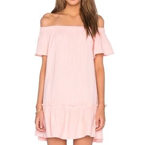 NWT REBECCA TAYLOR Off The Shoulder Gauze Dress